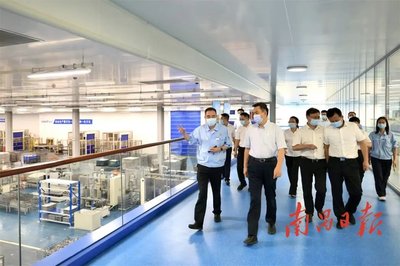 李紅軍在南昌經開區調研